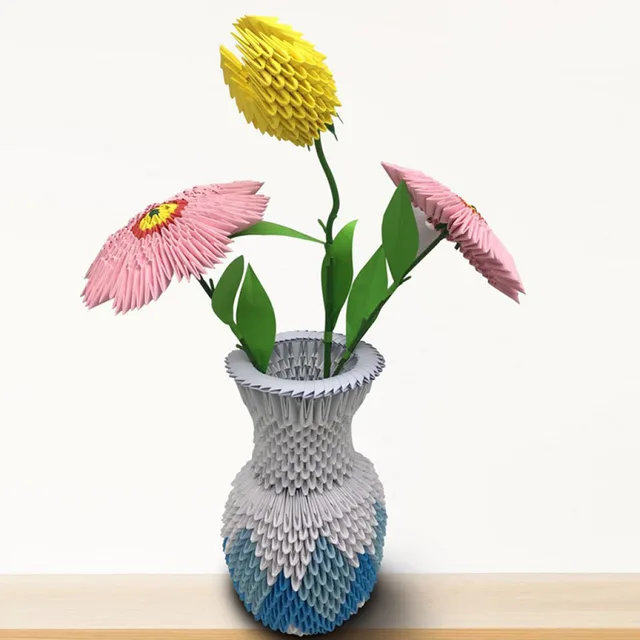 origami paper diy flower vase scrapbooking paper set scrapbook paper paper origami flower vase