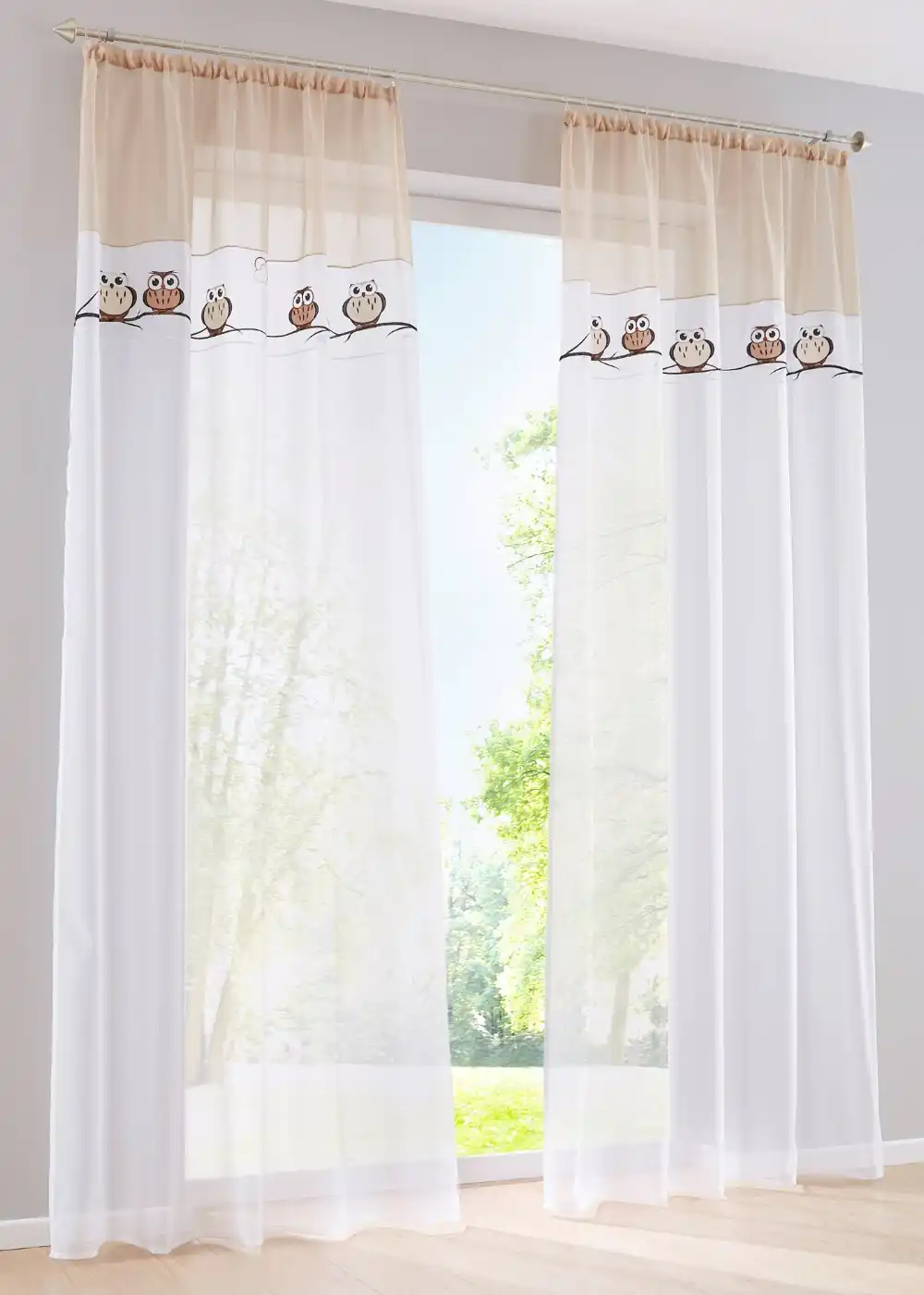 1piece 2017 Beautiful Red Peach Sand Color Voile Night Owl Curtains 100 Polyester Window Curtain For The Living Room Window Curtain For Living Curtains Forcurtains For Living Room Aliexpress
