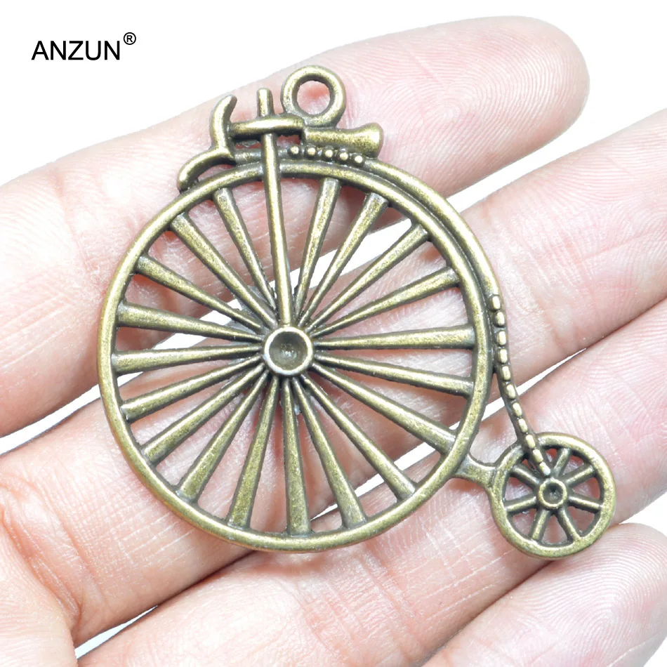 bike with big wheel and small wheel