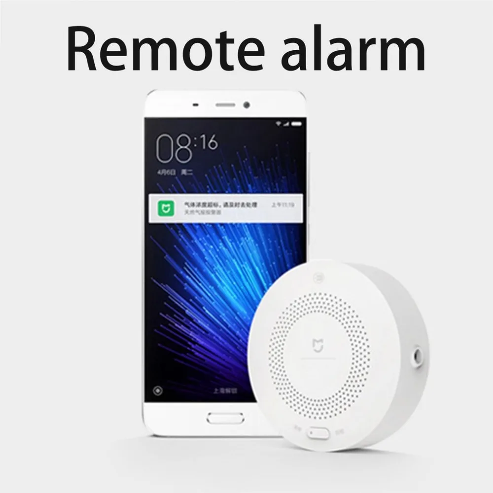

Xiaomi Mijia Smart Gas Alarm Detector CH4 Monitoring Mihome APP Remote Control Linkage Alarm Ceiling and Wall Mounted