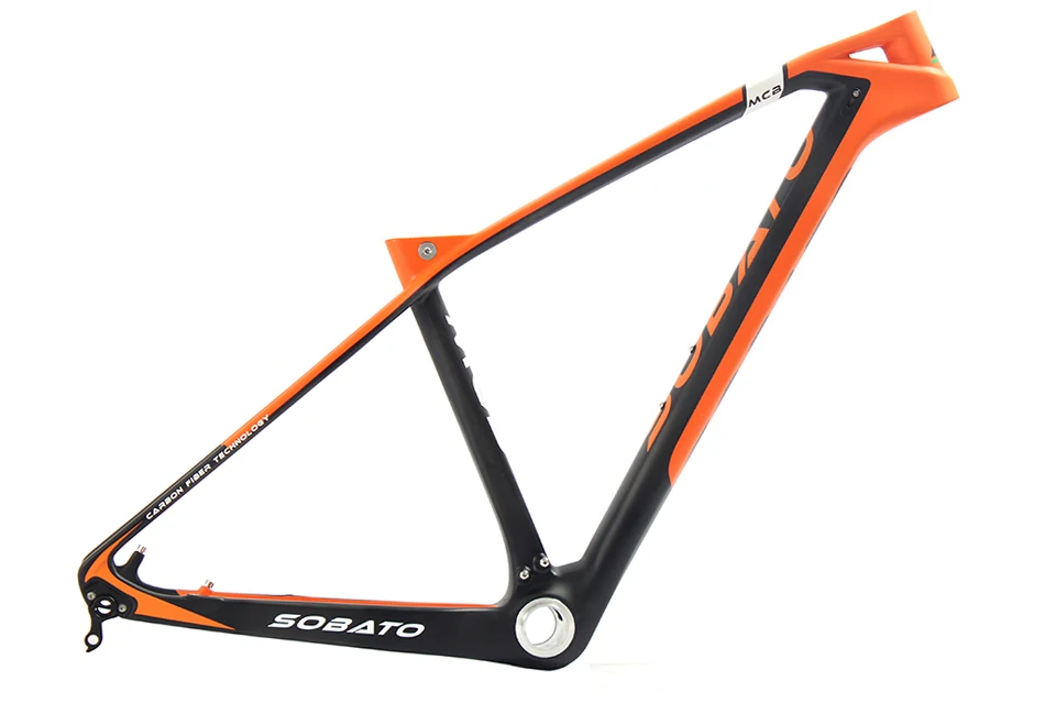 Excellent 27.5er Carbon MTB Mountain Bike Frame ( For PF30 ) 15" 17" 19" Frameset+Clamp14.5" ,16, 17.5" , 19" 3