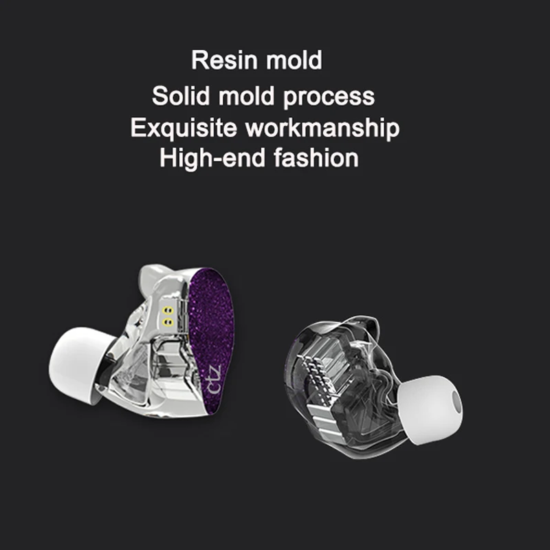  CTZ DIY Custom Made 16BA Balanced Armature Unit Drivers 0.78mm 2 Pin Earphone DJ Noise Canceling He