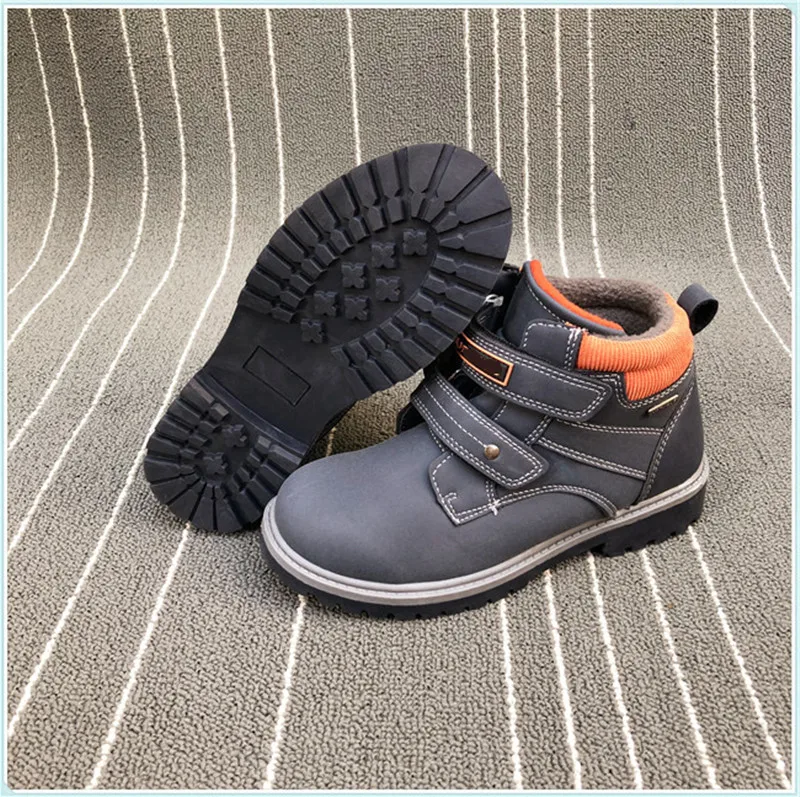 

NEW 1pair Boy Snow Boots Winter warm Waterproof Snow Boots Fashion Shoes Children Boots , non - slip Kids ski boots
