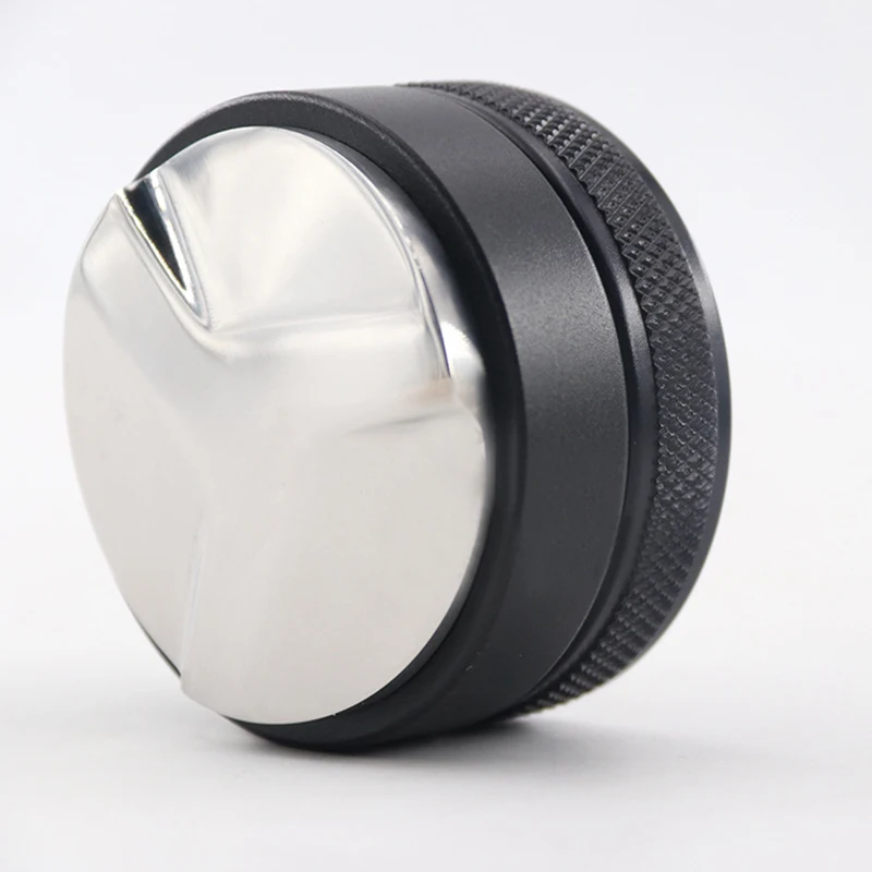 

more convenient to use and easy to clean 58/51mm Mini Adjustable Espresso Powder Hammer Convex Distributor Coffee Tamper