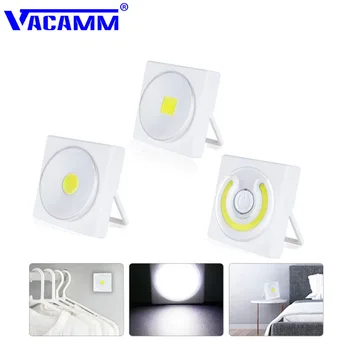

Vacamm NEW LED COB Night Light Wall Light Lamp with For Kitchen Cabinet Camp With White/Golden/Gray/Blue Emergency Lighting