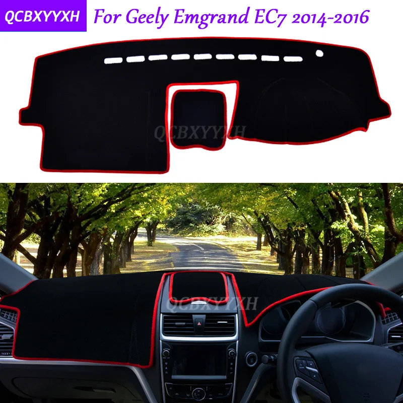 Для Geely EC7- коврик на приборную панель защитный интерьер Photophobism защитная накладка теневая Подушка аксессуары для стайлинга автомобилей