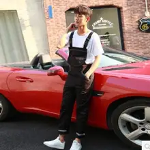 S-3XL! Новинка, мужские комбинезоны WO, стильный нагрудник, брюки, мужские художественные дизайнерские восстановленные древние способы, рабочие штаны, костюмы певицы