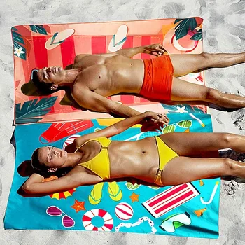 

Hot Summer Quick Drying Beach Towel Travel Outdoor Swimming Towels Water Adult Men Quick Dry Sand Free Bath Towels Women B6T