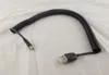 1 pc USB 3.1 C Type mâle à 2.0 A mâle spirale enroulé données adaptateur câble noir 3 M ► Photo 1/5