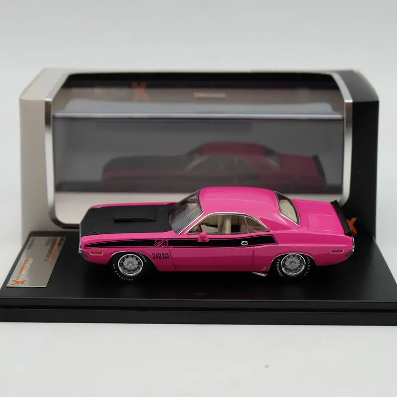 IXO Premium X 1:43 для Dodge Challenger T/A 1970 Pink PRD408J Ограниченная серия Коллекционная Смола авто