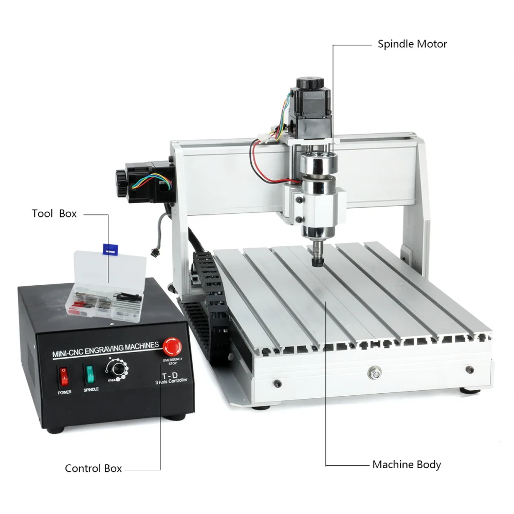 CNC 3040 3 осевой фрезерный гравировальный станок 300 Вт/800 Вт/кВт USB mach3 деревянный фрезерный станок шариковый винт USB DIY сверлильный гравировальный станок