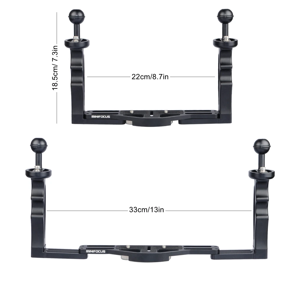 Dual Handle Aluminum alloy Handheld Stabilizer Diving Tray