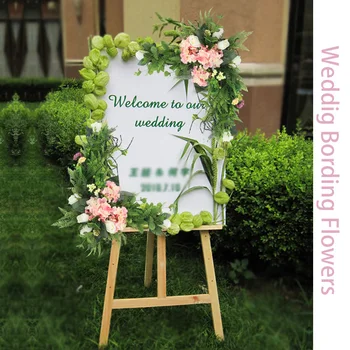 

Welcome Board Wedding Flowers Letter Board Wedding Signs Wedding decoration Artifical Flowers