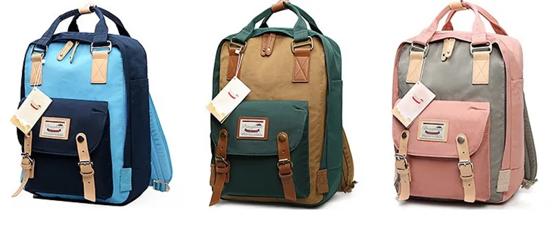 New Arrival Patchwork Multi-colors Zipper Polyester Fashion Mommy Bags Female Make Up Double Shoulder Storage Backpack06