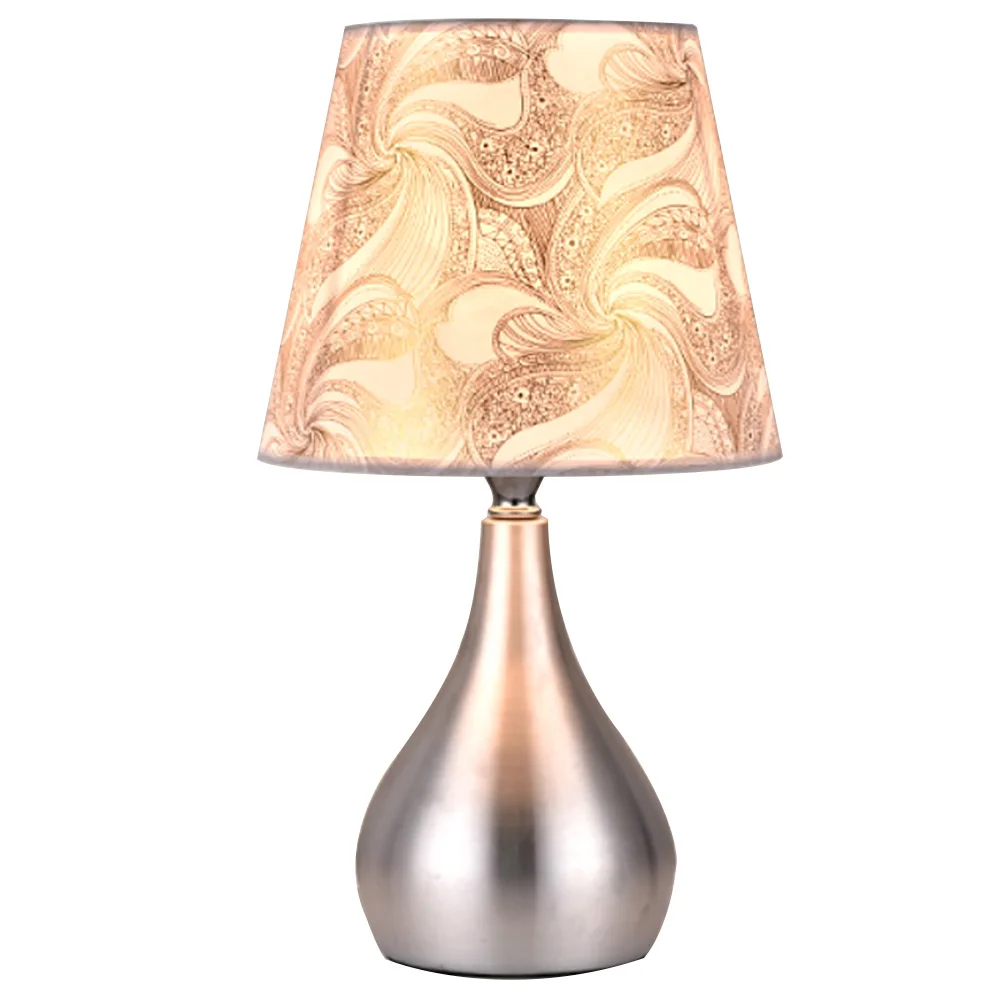 Fabrics E27 table lamp design For Home Bedroom Living Room Decoration