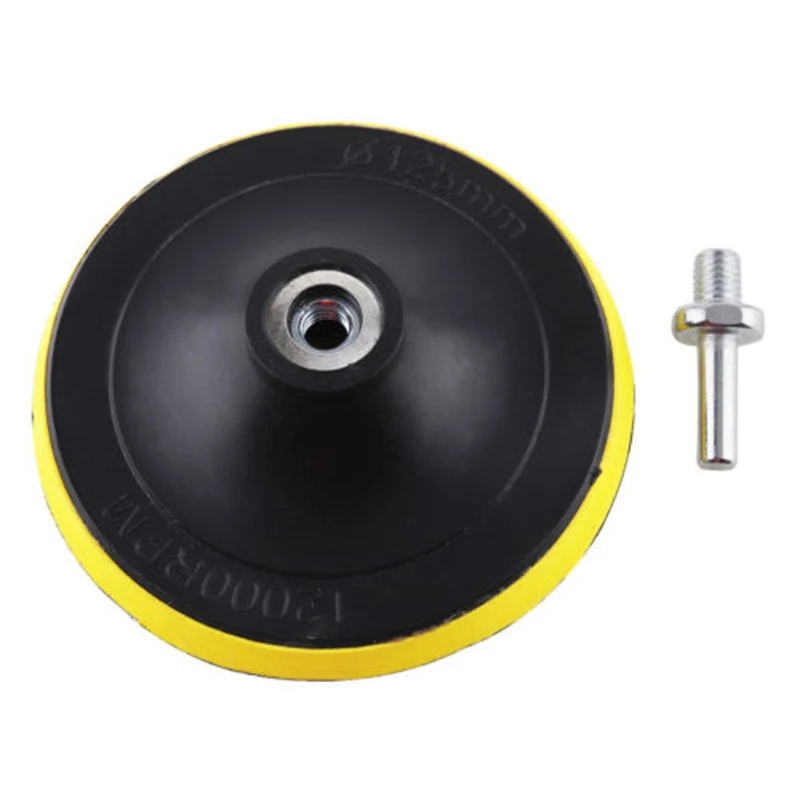 

5 Sanding Disc Backing Pad Hook & Loop Pad For Drill Attachment Replace Kits