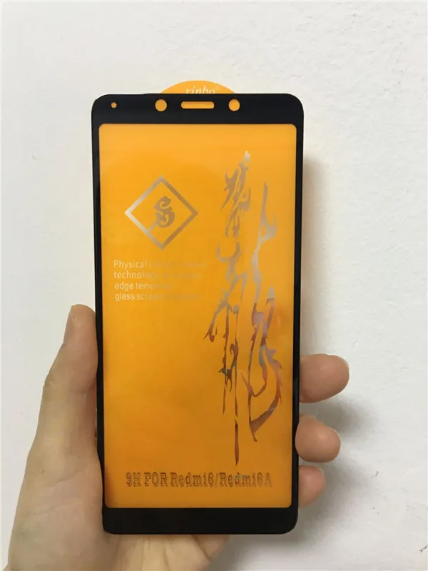 LITBOY 6D Защитная пленка из закаленного стекла для Xiaomi Redmi Note 5 6 Pro Redmi Note 7 Защитное стекло для Redmi 5 Plus 6 Pro 6A - Цвет: For Redmi 6 6A