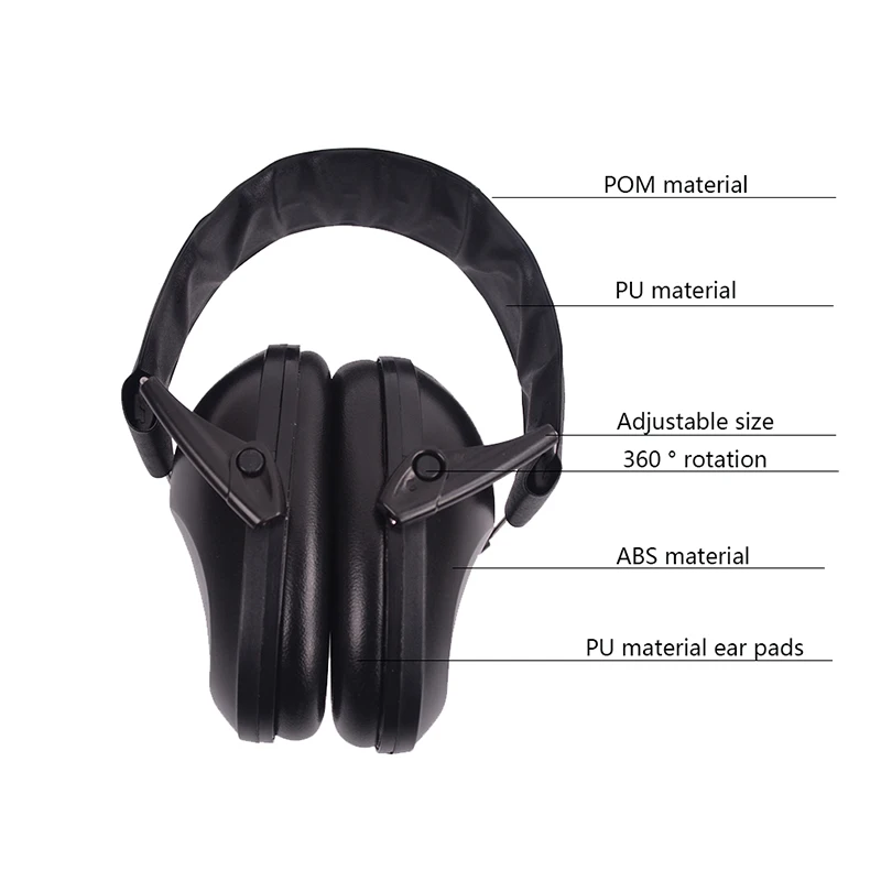 Защита для ушей от шума, уличные тактическое для охоты для стрельбы, защита от слуха, звукоизоляционные муфты для охоты