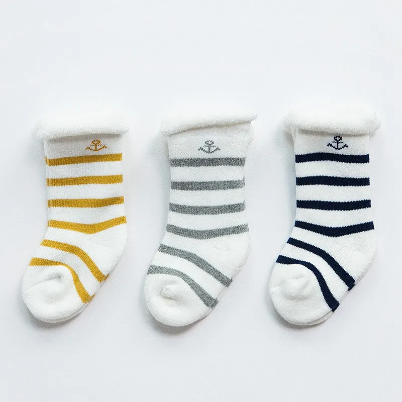 COOTELILI Thicken Cotton Winter Kids Socks Baby Girl Clothes Boys Socks Stuff For Newborns Warm Long Socks For Infant 0-3Y  (14)