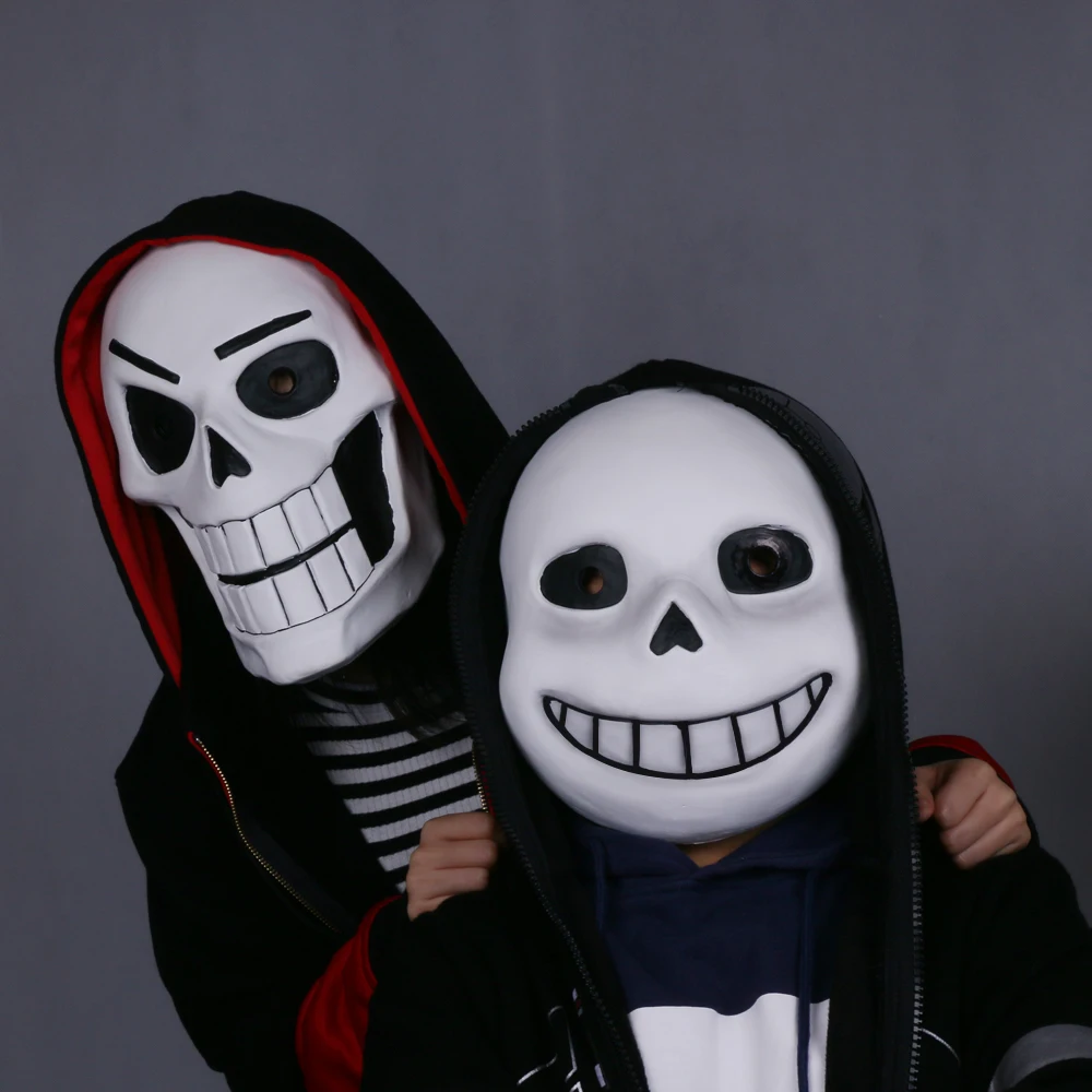 11 Halloween Costume Cosplay Movie Game Prop Mask Sans Undertale Helmet Hard Latex Cosplay Sans Papyrus Helmet Full Head Masks (4)