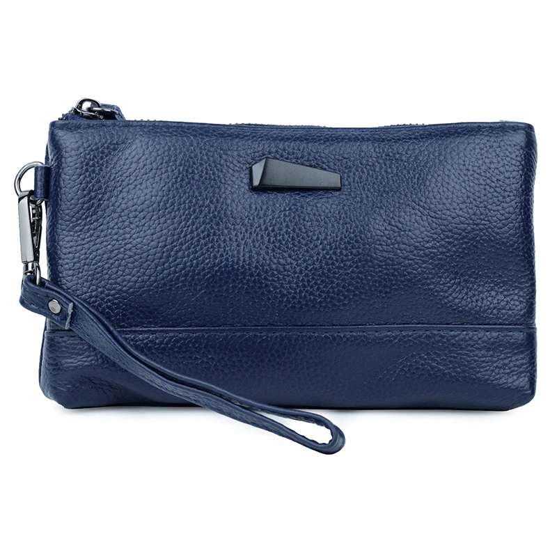 

Brand New Genuine Leather Women Clutch Wallets Multiple Cards Holder Long Female Purse With Phone Bag Fashion Woman Wallet
