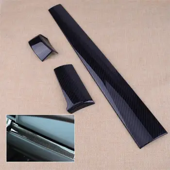 

CITALL Carbon Fiber Car Styling Console Center Dashboard Cover Panel Sticker Decorative Fit for Honda Civic 2016 2017