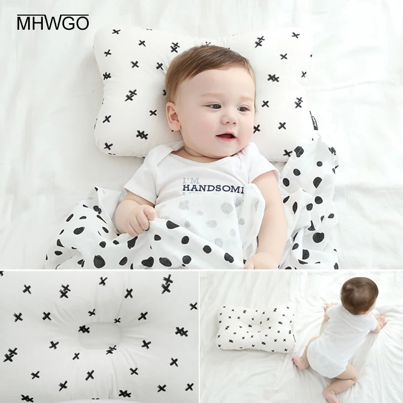 

MHWGO Baby Bed Children's Things For Boys Baby Pillow Decoration Baby Room Child Bed Pillow Baby Room Decor