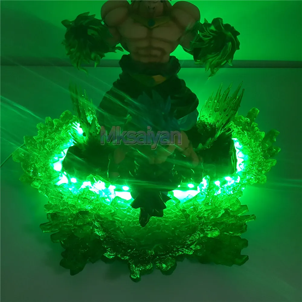 Dragon Ball Z фигурка Супер Saiyan Broli Evolution ПВХ модель DIY светодиодный Dragon Ball Light аниме Dragon Ball Супер коллекционная