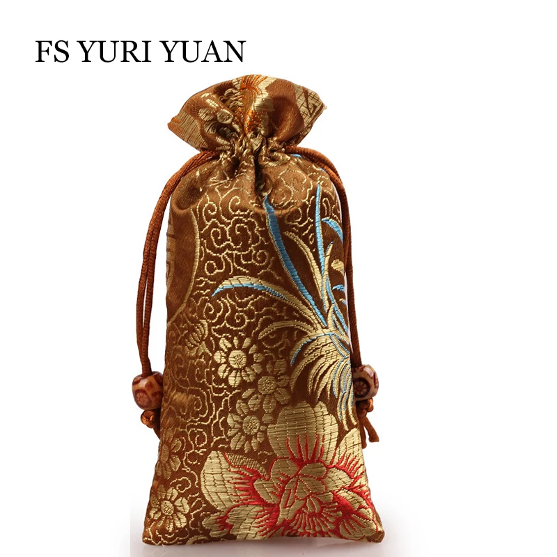 

FS YURI YUAN Portable Embroidery Flowers Glasses Bag Sunglasses Bags Double Layer Sunglasses Bag Chinese Classical Style Glasses