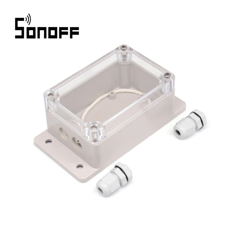 

IP66 Waterproof Junction Box Waterproof Case Water-resistant Shell Compatible with Sonoff Basic/RF/Dual/Pow