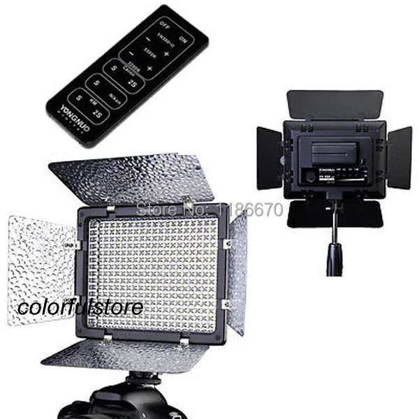 YN-300II Светодиодные лампы видео для Nikon D3 D70 D80 D90 D600 D700 D800 D800E D7100 D7000 D5000 D5200 D5100 d3100 D3200 D3000