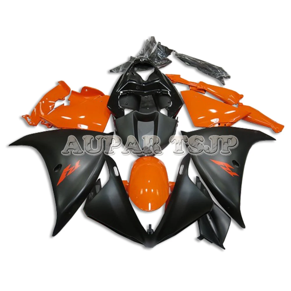 ABS пластик полный комплект обтекателя Для Yamaha YZF1000 YZF R1 2009- 10 11 12 13 впрыска электронный атомайзер-матовый черный оранжевый