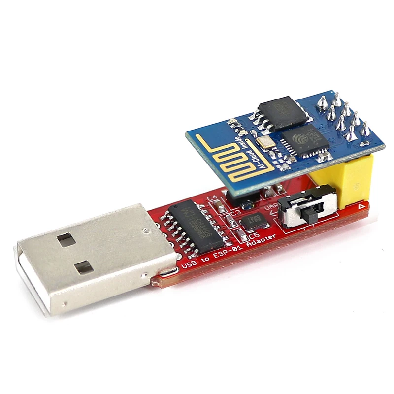 Открытый Смарт USB к ESP8266 ESP 01 Wi Fi адаптер модуль w/CH340G драйвер|Соединители| |