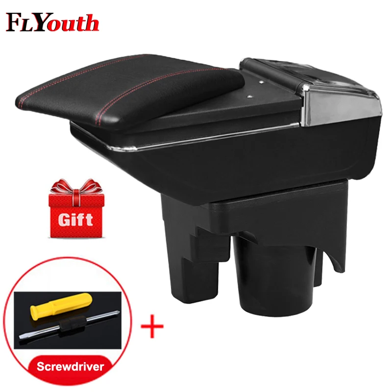 

For Volkswagen Mk5 Golf Mk 5 6 2005-2011 Car Armrest Box Central Store Content Box Cup Holder Interior Car-Styling