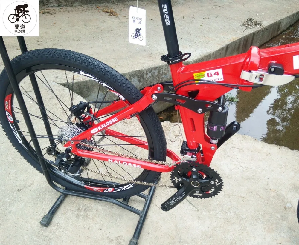 Clearance Kalosse Bike AVT   30 speed  26 inch air fork Hydraulic brakes  mountain bike  folding mountain bicycle 6