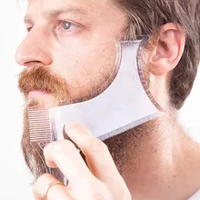 Стильный гребень для бороды для мужчин, легкий и гибкий инструмент, подходит для всех-в-одном, инструмент для моделирования бороды, гибкий расчески для бороды