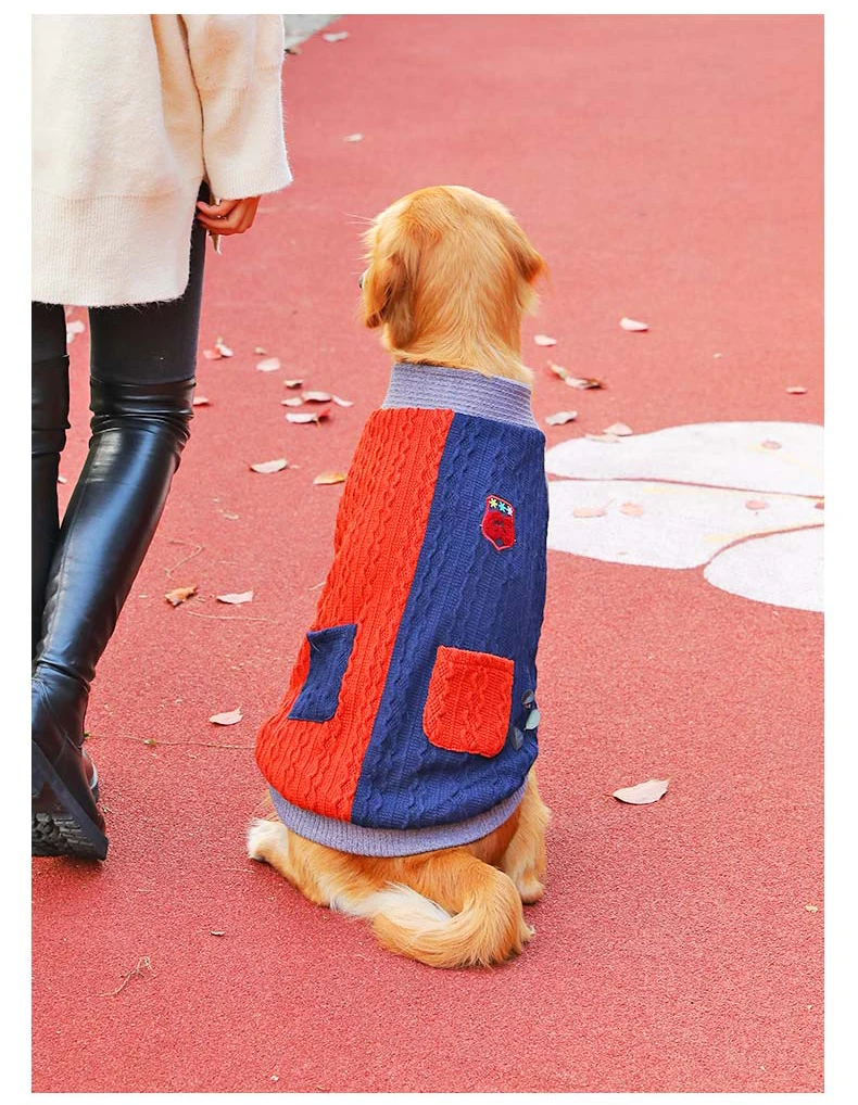 Одежда для собак HOOPET, теплый свитер, две ноги, куртки, мягкая одежда для маленьких и больших собак, костюм