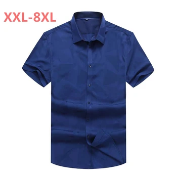 

Large big size New Fashion Short Sleeve Silk Hawaiian Shirt Men Summer Casual Floral Shirts Men Plus Size 10XL 8XL 6XL 5XL 4XL