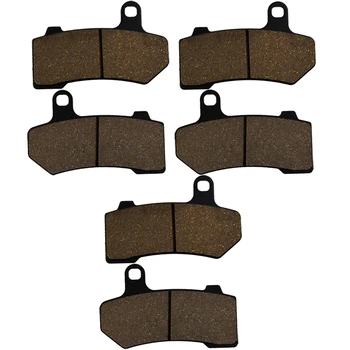

3 pairs AHL Front & Rear Motorcycle Brake Pads For Harley V-Rod Street & Night Rod Muscle (2005-2014) VRSCR VRSCD