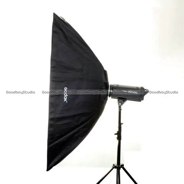 Студийный софтбокс Godox 3" x 47"/80x120 см с сотовой сеткой Bowens крепление для стробоскопической вспышки