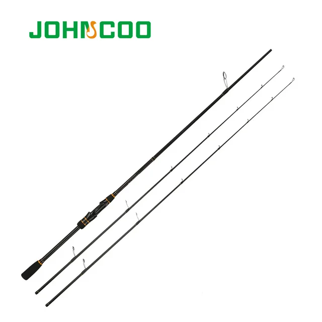 US $34.34 JOHNCOO Carbon Spinning Rod Casting Booster Jigging Rod 2 Sections Fishing pole ExFast Fishing Rod