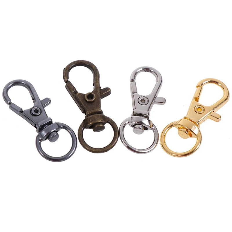 

10Pcs/lot Swivel Trigger Clips Snap Hooks Lobster Clasp Keychain Bag DIY Craft Key