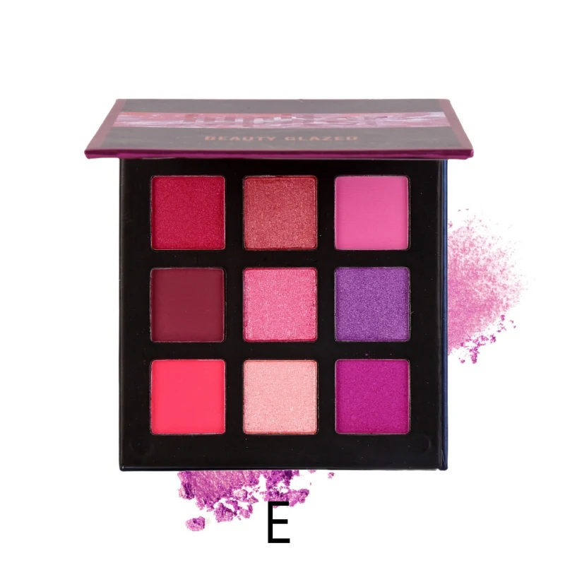 

Makeup Eyeshadow Palette 9 Colors Makeup brushes Shimmer Pigmented Eye Shadow Palette