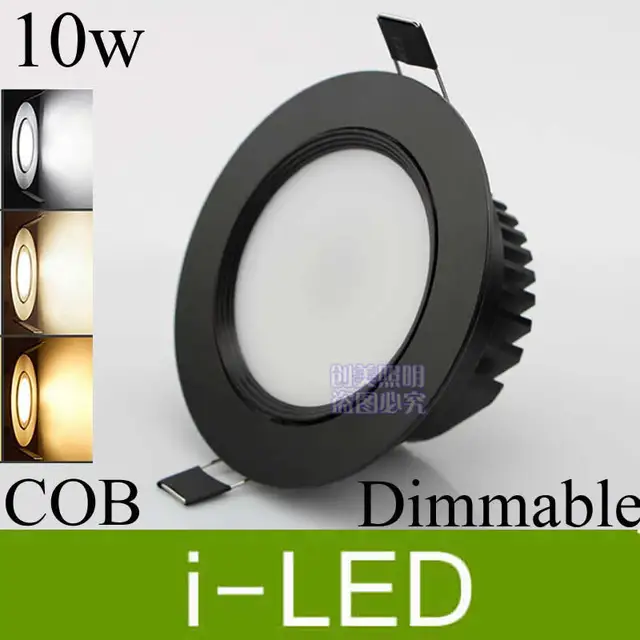 Black Shell Cree Cob 10w Led Ceiling Downlight Dimmable Recessed Black Shell Cree Cob 10w Led Ceiling Downlight Dimmable Recessed Spot Light Indoor