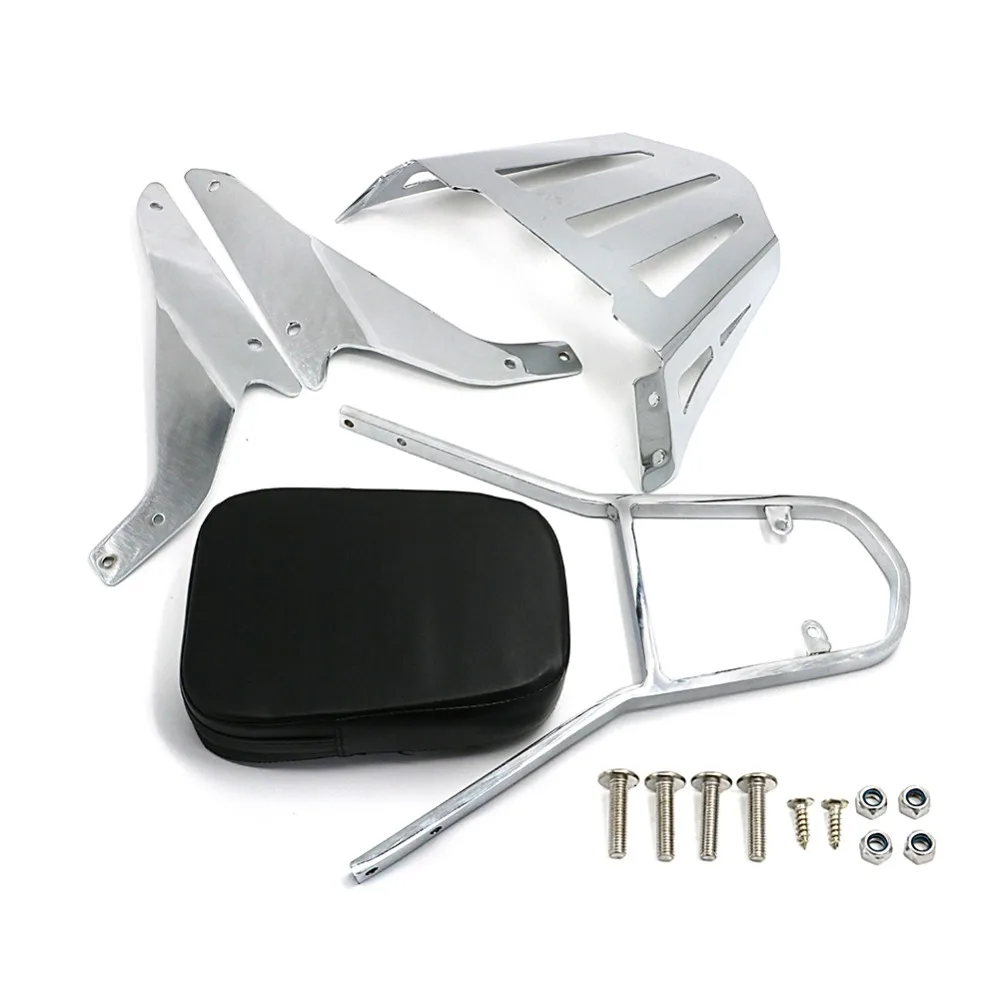 Motorcycle Accessories Detachable Sissy Bar Backrest Pad Set For Suzuki Boulevard M109R M109R2 M109RZ 109 M109 109R 2006