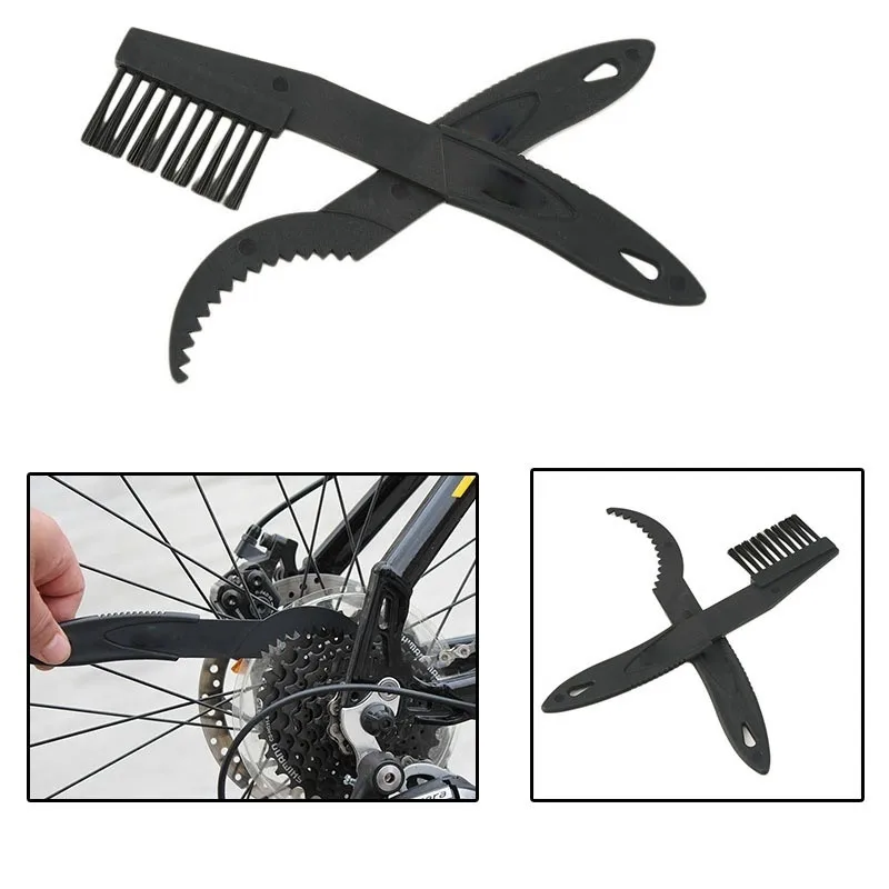 

2 Pcs Bicycle Chain Clean Brush Cleaning Bike Cycling Cleaner Scrubber Tool Bicycle Repair Tools