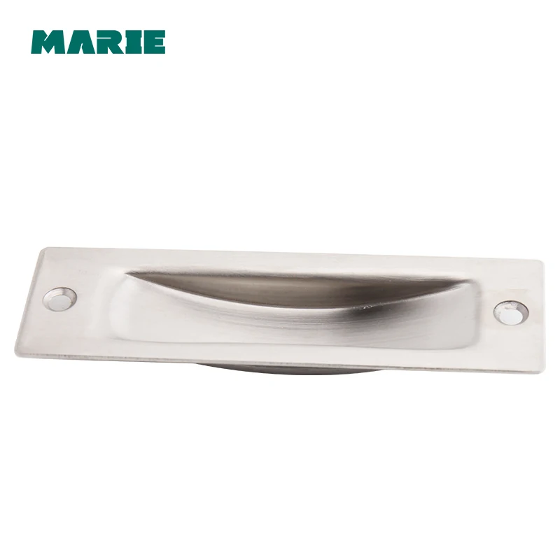 square handle invisible Recessed furniture Handle conceal drawer flush pull