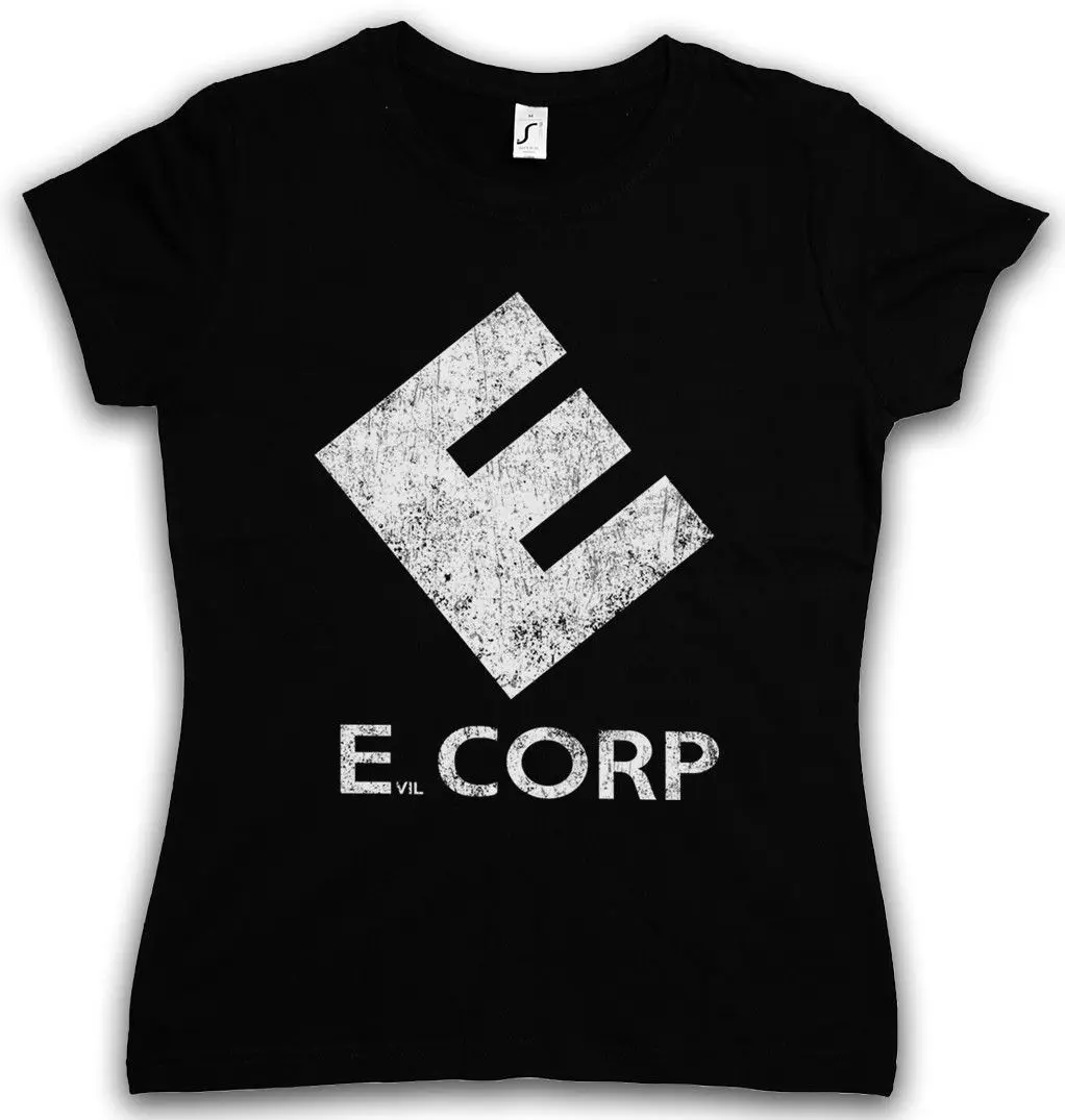 E CORP Для женщин Гирли рубашка Fsociety Allsafe хакер ТВ серии зло Corp мистер робот модные