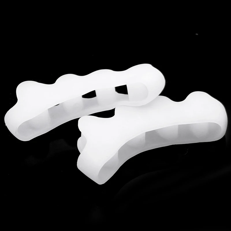 1Pair Silicone Foot Care Gel Bunion Protector Toe Separators Straightener Spreader Correctors Hallux Valgus Correction