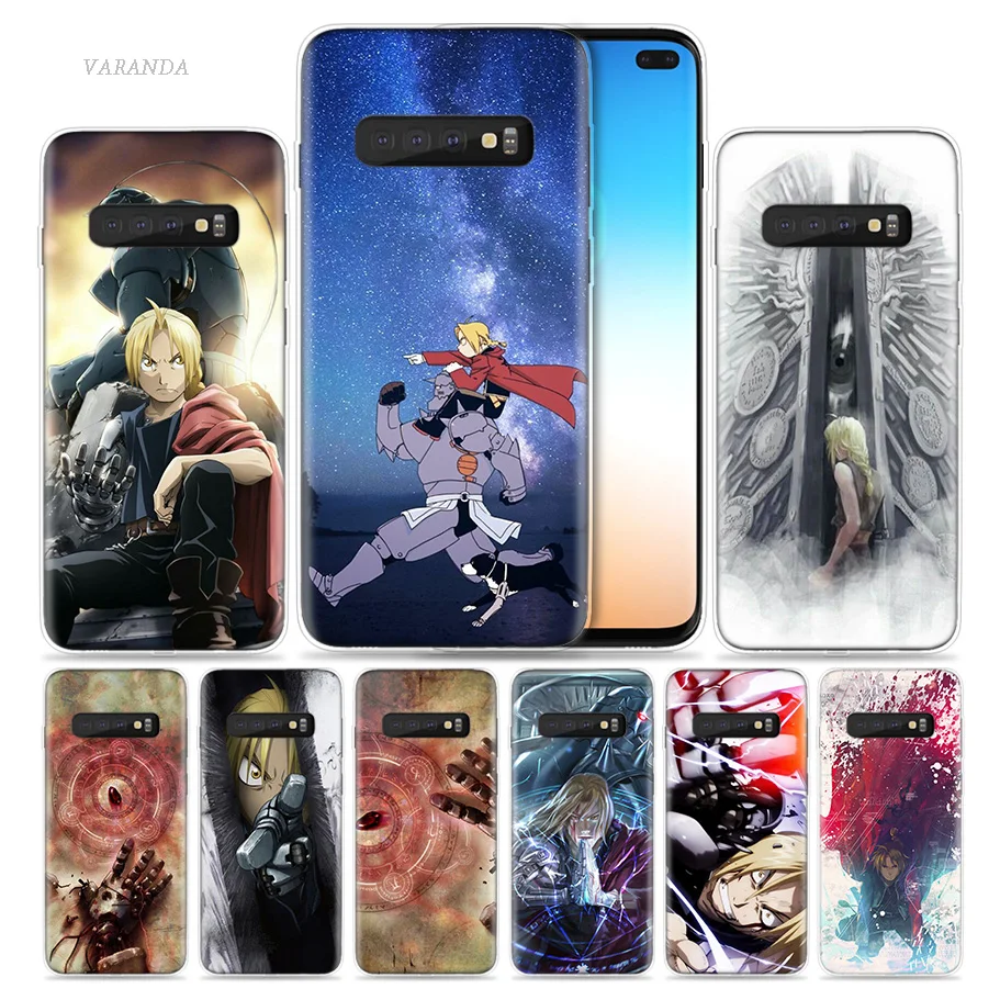 Цельнометаллический чехол с аниме алхимиком для Samsung Galaxy S10 S20 Ultra 5G S10e S8 S9 Plus S7 Note 8 9